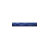 Υφασμάτινο καλώδιο ρεύματος μπλε χρώμα πάνινη επένδυση κορδόνι στρογγυλό διακοσμητικό διατομής 2x0.75mm για λάμπες led (κουλούρα 50m) 