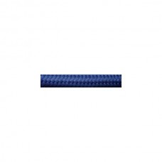 Υφασμάτινο καλώδιο ρεύματος μπλε χρώμα πάνινη επένδυση κορδόνι στρογγυλό διακοσμητικό διατομής 2x0.75mm για λάμπες led (κουλούρα 50m) 