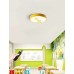 Φωτιστικό παιδικό led 60W πλαφονιέρα οροφής σχέδιο καμηλοπάρδαλη Φ50cm χρώματος κίτρινο με κοντρόλ εναλλαγής χρώματος ψυχρό φυσικό και θερμό
