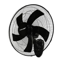 Ανεμιστήρας τοίχου Φ50cm 60W με κοντρόλ μαύρος 5 φτερωτές 3 ταχύτητες και χρονοδιακόπτη