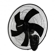 Ανεμιστήρας τοίχου Φ50cm 60W με κοντρόλ μαύρος 5 φτερωτές 3 ταχύτητες και χρονοδιακόπτη