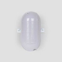 Φωτιστικό απλίκα καραβοχελώνα led 15W 4000Κ ενδιάμεσο φως οβάλ τοίχου (επίτοιχο) 222x95x104mm πλαστικό χρώματος λευκό στεγανό IP54 1425lumens