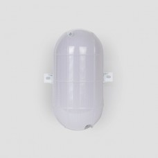 Φωτιστικό απλίκα καραβοχελώνα led 15W 4000Κ ενδιάμεσο φως οβάλ τοίχου (επίτοιχο) 222x95x104mm πλαστικό χρώματος λευκό στεγανό IP54 1425lumens