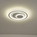 Φωτιστικό led 60W Φ50cm με κύκλους πλαφονιέρα στρογγυλό οροφής λευκό 3CCT δυνατότητα εναλλαγής φωτισμού σε θερμό φυσικό ψυχρό 3300lumens