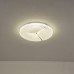 Φωτιστικό πλαφονιέρα led 60W Φ50cm στρογγυλό με 3 πυραμίδες οροφής λευκό 3CCT δυνατότητα εναλλαγής φωτισμού σε θερμό φυσικό ψυχρό και 5700lumens