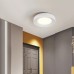 Φωτιστικό πλαφονιέρα led 40W Φ50x10cm μεταλλικό στρογγυλό λευκό 3000Κ θερμό φως 3042lumens