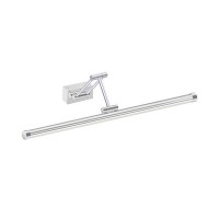 Φωτιστικό νίκελ (ασημί) led 14W 60cm μπάνιου τουαλέτας καθρέφτη απλίκα τοίχου 3CCT δυνατότητα εναλλαγής φωτισμού θερμό φυσικό ή ψυχρό στεγανό IP44