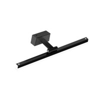 Φωτιστικό μαύρο led 14W 40cm μπάνιου τουαλέτας καθρέφτη απλίκα τοίχου 3CCT δυνατότητα εναλλαγής φωτισμού θερμό φυσικό ή ψυχρό στεγανό IP44