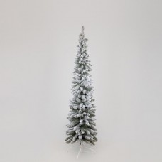 Χριστουγεννιάτικο δέντρο χιονισμένο 180cm (1,80 μέτρα) super slim pvc διάμετρο 48cm μεταλλική βάση και 260 κλαδιά