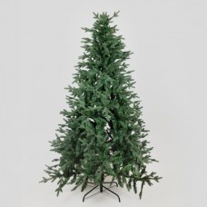 Χριστουγεννιάτικο δέντρο 210cm (2,10 μέτρα) πράσινο έλατο Αφροδίτη πολυτελείας pvc με p.e (πλαστικό) διάμετρο 120cm μεταλλική βάση και 850 κλαδιά