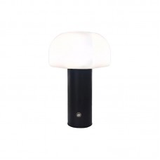 Φωτιστικό επιτραπέζιο 23cm δαπέδου led 3CCT εναλλαγή φωτισμού (3000-4000-6000K) dimmable μπαταρίας επαναφορτιζόμενο με USB μαύρο λευκό στεγανό IP44
