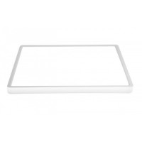 Φωτιστικό πλαφονιέρα led 24W τετράγωνο 3CCT εναλλαγή φωτισμού (2800-4000-6500K) οροφής 30x30cm πλαστικό χρώματος λευκό IP40 2880lumens