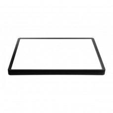 Φωτιστικό πλαφονιέρα led 24W τετράγωνο 3CCT εναλλαγή φωτισμού (2800-4000-6500K) οροφής 30x30cm πλαστικό χρώματος μαύρο IP40 2880lumens