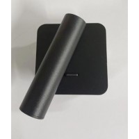 Φωτιστικό απλίκα τοίχου τετράγωνη led 3W κρεβατιού ξενοδοχείου με διακόπτη 3000K θερμό λευκό φως ανάγνωσης (διαβάσματος) χρώματος μαύρο