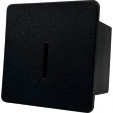 Φωτιστικό led διαδρόμου χωνευτό 3W DC24V χαμηλής τάσης μαύρο στενή δέσμη τετράγωνο 8,5x8,5cm αλουμινίου απλίκα τοίχου θερμό φώς 3000Κ στεγανό IP54 Φωτιστικό led διαδρόμου χωνευτό 3W DC24V χαμηλής τάσης μαύρο στενή δέσμη τετράγωνο 8,5x8,5cm αλουμινίου απλίκα τοίχου θερμό φώς 3000Κ στεγανό IP54