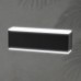 Φωτιστικό led 10W απλίκα τοίχου 23cm μαύρο up down πάνω κάτω εξωτερικού χώρου αλουμινίου στεγανό IP54 θερμό φως 3000Κ