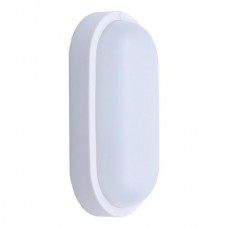 Φωτιστικό απλίκα καραβοχελώνα χαμηλής τάσης 12V και 24V led 12W 6500Κ ψυχρό φως οβάλ τοίχου (επίτοιχο) πλαστικό χρώματος λευκό στεγανό IP54 900lumens