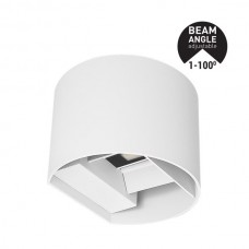 Φωτιστικό απλίκα τοίχου led 10W λευκό στρογγυλό 13,5x11,5cm (επίτοιχο) 3CCT δυνατότητα εναλλαγής φωτισμού σε θερμό φυσικό ή ψυχρό στεγανό IP65