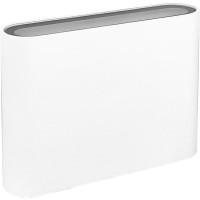 Φωτιστικό απλίκα τοίχου λεπτό λευκό led 6W αλουμινίου up down πάνω κάτω 11,5x9x3,5cm (επίτοιχο) 3CCT δυνατότητα εναλλαγής φωτισμού στεγανό IP54