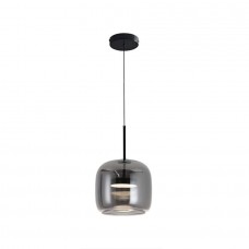 Φωτιστικό μονόφωτο Φ26cm κρεμαστό led 12W με γυαλί 3CCT αλλαγή φωτισμού από τον διακόπτη σε θερμό φυσικό ή ψυχρό (3000Κ-4000Κ-6000Κ) χρώματος μαύρο Φωτιστικό μονόφωτο Φ26cm κρεμαστό led 12W με γυαλί 3CCT αλλαγή φωτισμού από τον διακόπτη σε θερμό φυσικό ή ψυχρό (3000Κ-4000Κ-6000Κ) χρώματος μαύρο