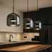 Φωτιστικό μονόφωτο Φ26cm κρεμαστό led 12W με γυαλί 3CCT αλλαγή φωτισμού από τον διακόπτη σε θερμό φυσικό ή ψυχρό (3000Κ-4000Κ-6000Κ) χρώματος μαύρο Φωτιστικό μονόφωτο Φ26cm κρεμαστό led 12W με γυαλί 3CCT αλλαγή φωτισμού από τον διακόπτη σε θερμό φυσικό ή ψυχρό (3000Κ-4000Κ-6000Κ) χρώματος μαύρο