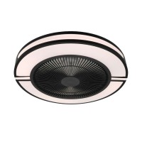 Ανεμιστήρας οροφής μαύρος πλαφονιέρα 72W (55W led-17W DC μοτέρ) Φ50cm με κοντρόλ 3CCT αλλαγή φωτισμού σε θερμό φυσικό ή ψυχρό και αντίστροφη περιστροφή Ανεμιστήρας οροφής μαύρος πλαφονιέρα 72W (55W led-17W DC μοτέρ) Φ50cm με κοντρόλ 3CCT αλλαγή φωτισμού σε θερμό φυσικό ή ψυχρό και αντίστροφη περιστροφή