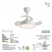 Ανεμιστήρας οροφής 30W DC moter λευκός Φ70cm led φως 24W ανοιγοκλειόμενες φτερωτές με κοντρόλ (τηλεχειριστήριο) και λειτουργία χειμώνα καλοκαίρι Ανεμιστήρας οροφής 30W DC moter λευκός Φ70cm led φως 24W ανοιγοκλειόμενες φτερωτές με κοντρόλ (τηλεχειριστήριο) και λειτουργία χειμώνα καλοκαίρι