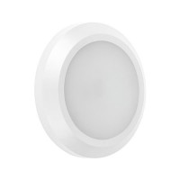 Απλίκα τοίχου φωτιστικό led στρογγυλό Φ15cm πλαστικό 4W 230V επίτοιχο χρώμα λευκό εξωτερικού χώρου 3CCT (θερμό-φυσικό-ψυχρό) φώς στεγανό IP65 350lumen
