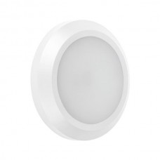 Απλίκα τοίχου φωτιστικό led στρογγυλό Φ15cm πλαστικό 4W 230V επίτοιχο χρώμα λευκό εξωτερικού χώρου 3CCT (θερμό-φυσικό-ψυχρό) φώς στεγανό IP65 350lumen