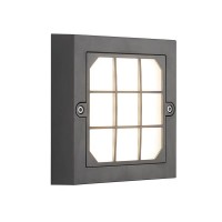 Φωτιστικό διαδρόμου απλίκα τοίχου led 6W τετράγωνο 13,5x13,5cm πλαστικό 230V επίτοιχο γραφίτης 3CCT (θερμό-φυσικό-ψυχρό) φώς στεγανό IP65 420lumen Φωτιστικό διαδρόμου απλίκα τοίχου led 6W τετράγωνο 13,5x13,5cm πλαστικό 230V επίτοιχο γραφίτης 3CCT (θερμό-φυσικό-ψυχρό) φώς στεγανό IP65 420lumen
