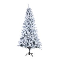 Χριστουγεννιάτικο δέντρο χιονισμένο 240cm (2,40 μέτρα) Διώνη full pvc με μεταλλική βάση Χριστουγεννιάτικο δέντρο χιονισμένο 240cm (2,40 μέτρα) Διώνη full pvc με μεταλλική βάση