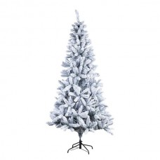 Χριστουγεννιάτικο δέντρο χιονισμένο 180cm (1,80 μέτρα) Διώνη full pvc με μεταλλική βάση