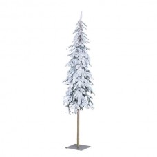 Χριστουγεννιάτικο δέντρο χιονισμένο 180cm (1,80 μέτρα) Αυγή minimal με μεταλλική βάση
