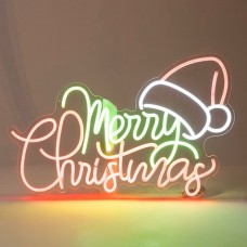 Χριστουγεννιάτικη επιγραφή Merry Christmas 60x39cm 678 led και Neon φωτοσωλήνα πολύχρωμο φως εξωτερικού χώρου στεγανό IP44 Χριστουγεννιάτικη επιγραφή Merry Christmas 60x39cm 678 led και Neon φωτοσωλήνα πολύχρωμο φως εξωτερικού χώρου στεγανό IP44