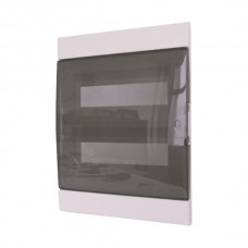 Πίνακας 26 (είκοσι έξι) θέσεων 2 σειρών χωνευτός πλαστικός ηλεκτρολογικός με πόρτα 405x315x110mm χρώματος λευκό και στεγανότητα IP40 
