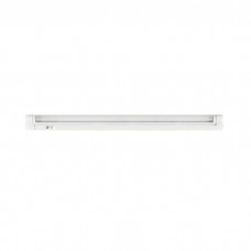 Φωτιστικό φθορίου T5 28W 120,5cm πάγκου κουζίνας μπάνιου ψυχρό λευκό φως 6000Κ με διακόπτη λευκό επεκτεινόμενο