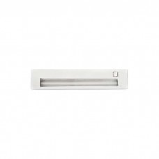 Φωτιστικό φθορίου T5 8W 34,2cm πλακέ (flat) πάγκου κουζίνας μπάνιου ψυχρό λευκό φως 6000Κ με διακόπτη λευκό επεκτεινόμενο