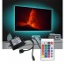Ταινία led USB για τηλεόραση 5V 7,2W RGB (πολύχρωμη) με κοντρόλ σετ 2 τεμαχίων 0,5 μέτρα στεγανή αδιάβροχη IP65 120°