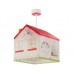 Φωτιστικό παιδικό μονόφωτο σειρά My sweet home (παιδικο σπιτάκι) διπλού τοιχώματος κρεμαστό οροφής E27 με κιτ ανάρτησης (δώρο μια λάμπα LED E27)
