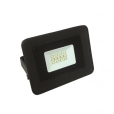 Προβολέας led 10W smd ψυχρό λευκό φώς 6500Κ extra slim τύπου tablet αλουμινίου χρώματος μαύρο στεγανός αδιάβροχος IP65 850 lumens