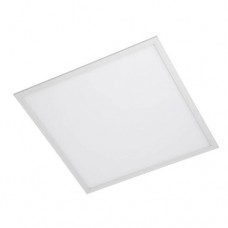 Φωτιστικό led panel 40W θερμό λευκό φως 3000Κ χωνευτό για ορυκτή ίνα slim τετράγωνο 60 x 60 cm με λευκό πλαίσιο αλουμινίου 110° 220V 4400lumens 