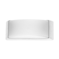 Απλίκα τοίχου φωτιστικό χρώματος λευκό επίτοιχη πλαστική υψηλής ποιότητας ντουί E27 32cm στεγανή IP65 εξωτερικού χώρου 
