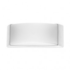 Απλίκα τοίχου φωτιστικό χρώματος λευκό επίτοιχη πλαστική υψηλής ποιότητας ντουί E27 32cm στεγανή IP65 εξωτερικού χώρου 