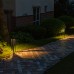 Φωτιστικό led 7W ορθογώνιο δαπέδου 60cm κολώνα (κολωνάκι) κήπου εξωτερικού χώρου θερμό λευκό φως 3000Κ χυτό αλουμινίου χρώματος μαύρο 