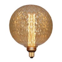 Λάμπα led vintage decor Φ200 γλόμπος (globe) 3,5W ντιμαριζόμενη (dimmable) χρυσό (gold) γυαλί Ε27 2000K έντονο θερμό λευκό φως G200 360° 120lumen 220V