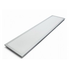 Φωτιστικό led panel ντιμαριζόμενο (dimmable) 48W 120 x 30cm ενδιάμεσο φυσικό λευκό φως 4000Κ χωνευτό ψευδοροφής ορθογώνιο με ασημί πλαίσιο 3900lumen