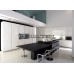 Φωτιστικό φθορίου T5 21W 91,3cm πλακέ (flat) πάγκου κουζίνας μπάνιου ψυχρό λευκό φως 6000Κ με διακόπτη χρώματος ασημί 